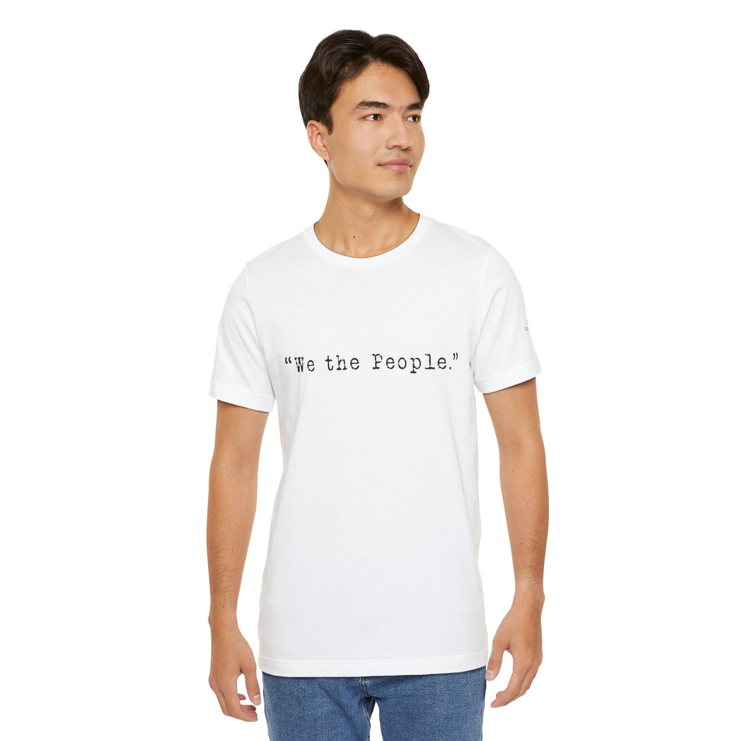 We the People. Tee in White