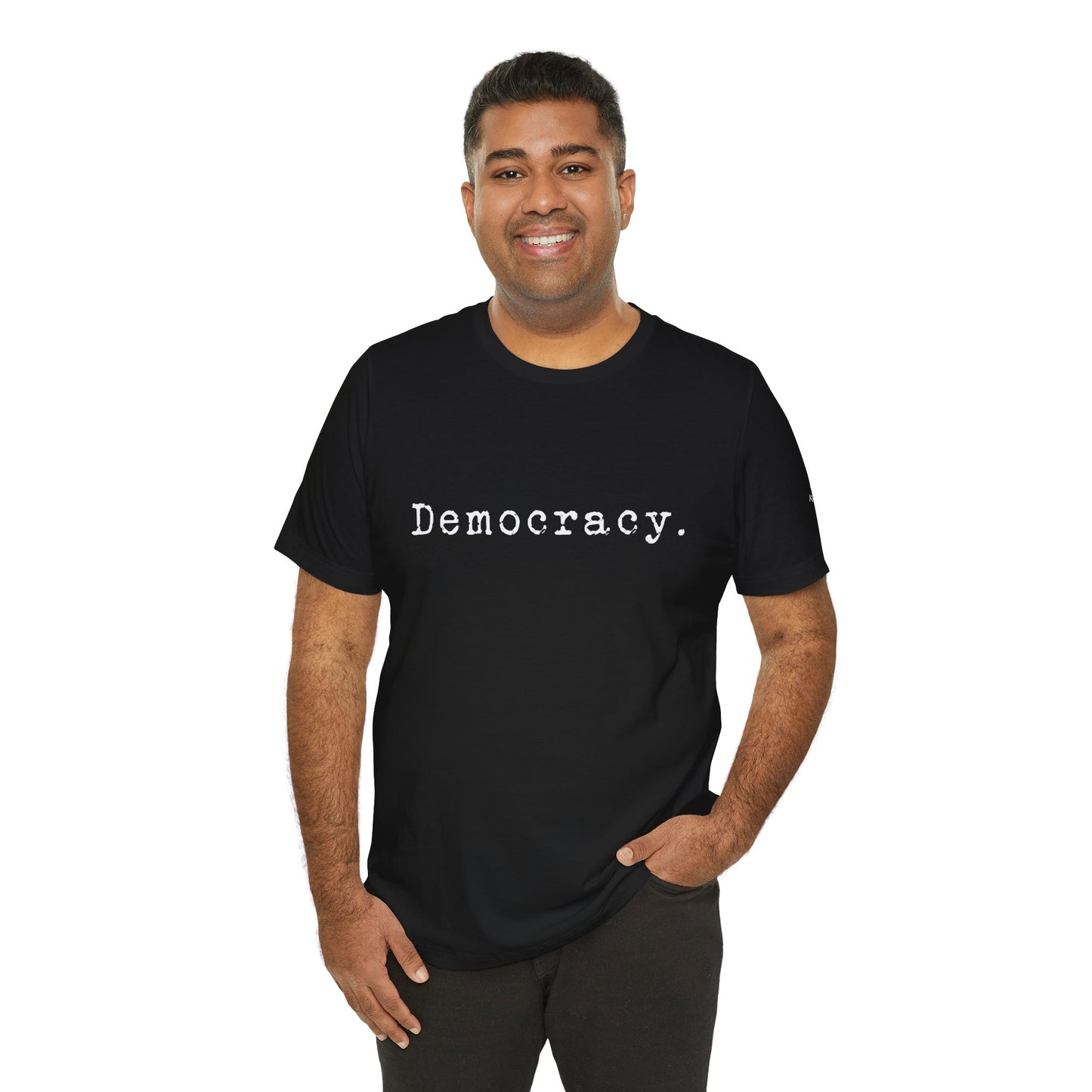 Democracy. Tee in Black