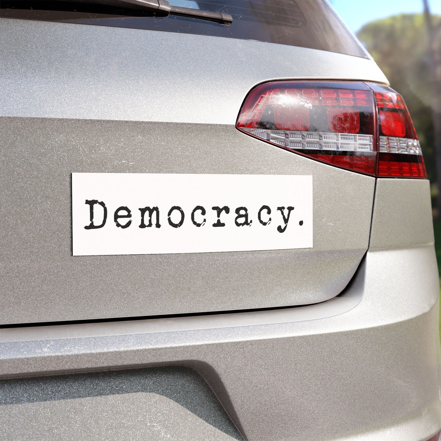 Democracy. Car Magnet