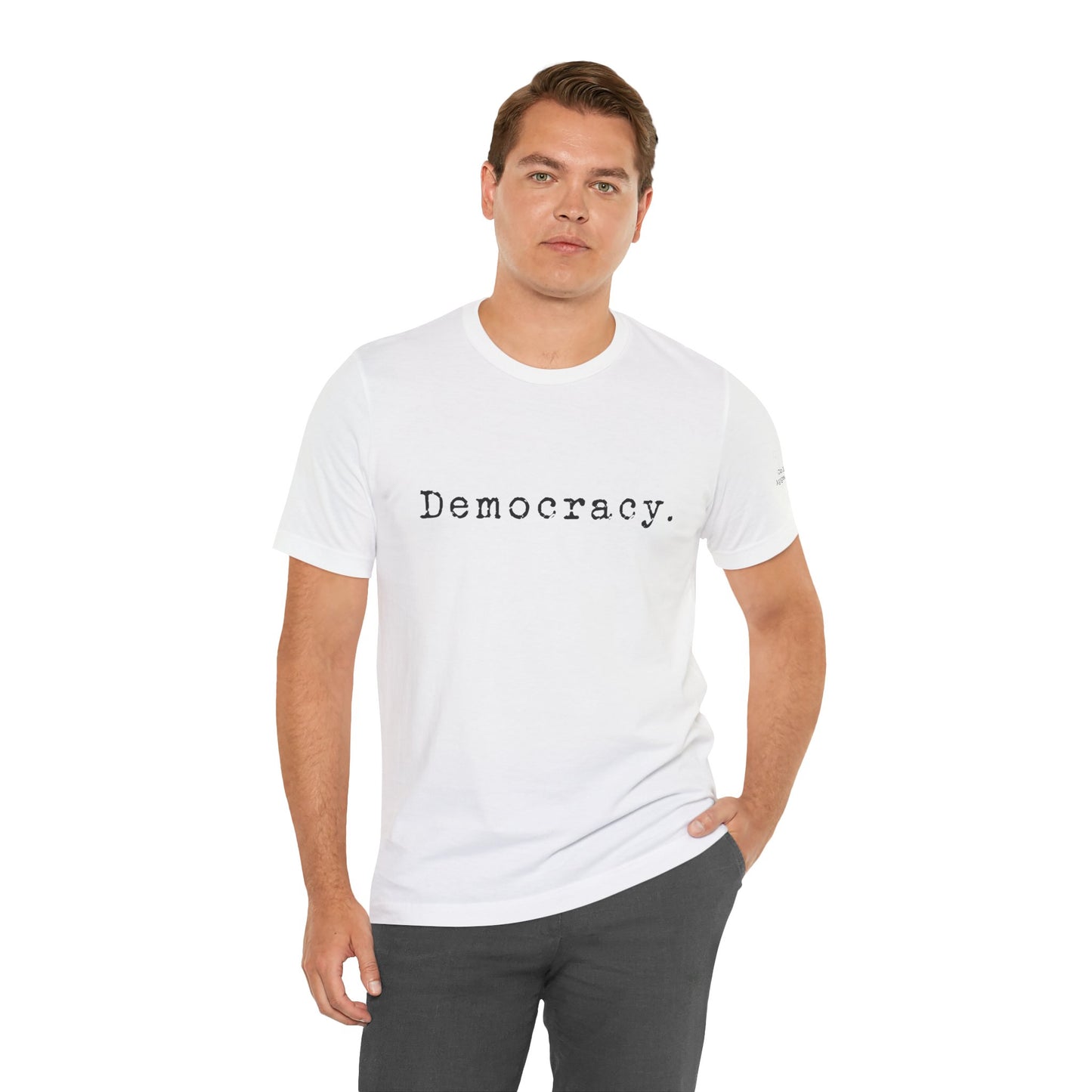Democracy. Tee in White